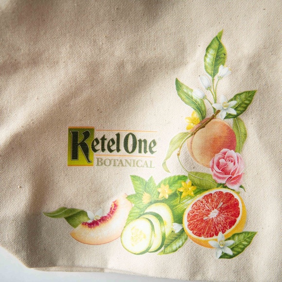 Ketel One Botanical Canvas Tote Bag 11" x 13" - Picture 2 of 6